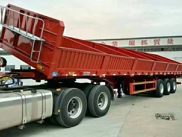 側翻自卸半掛車